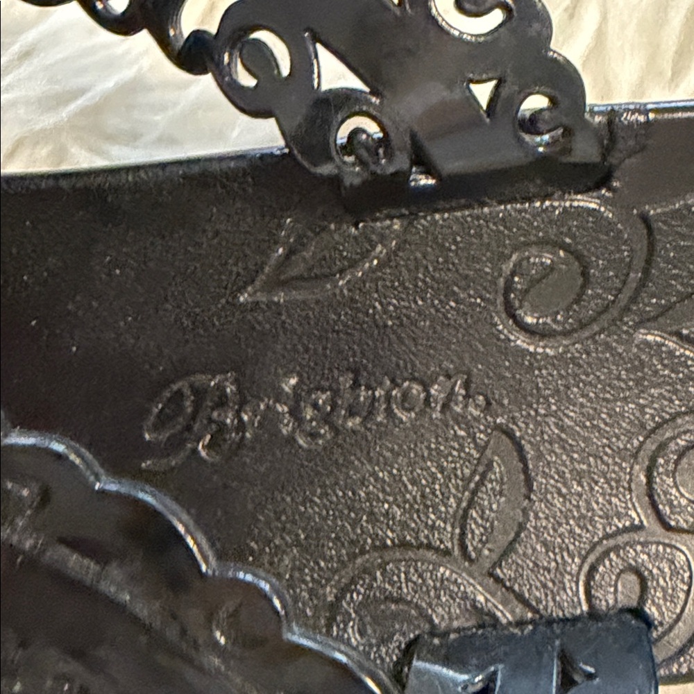 Brighton Black Sandals with Silver Accents size 9 BNWOT see all photos - Picture 3 of 12